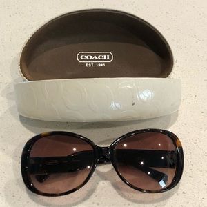 Coach Tortoise Brown Sunglasses